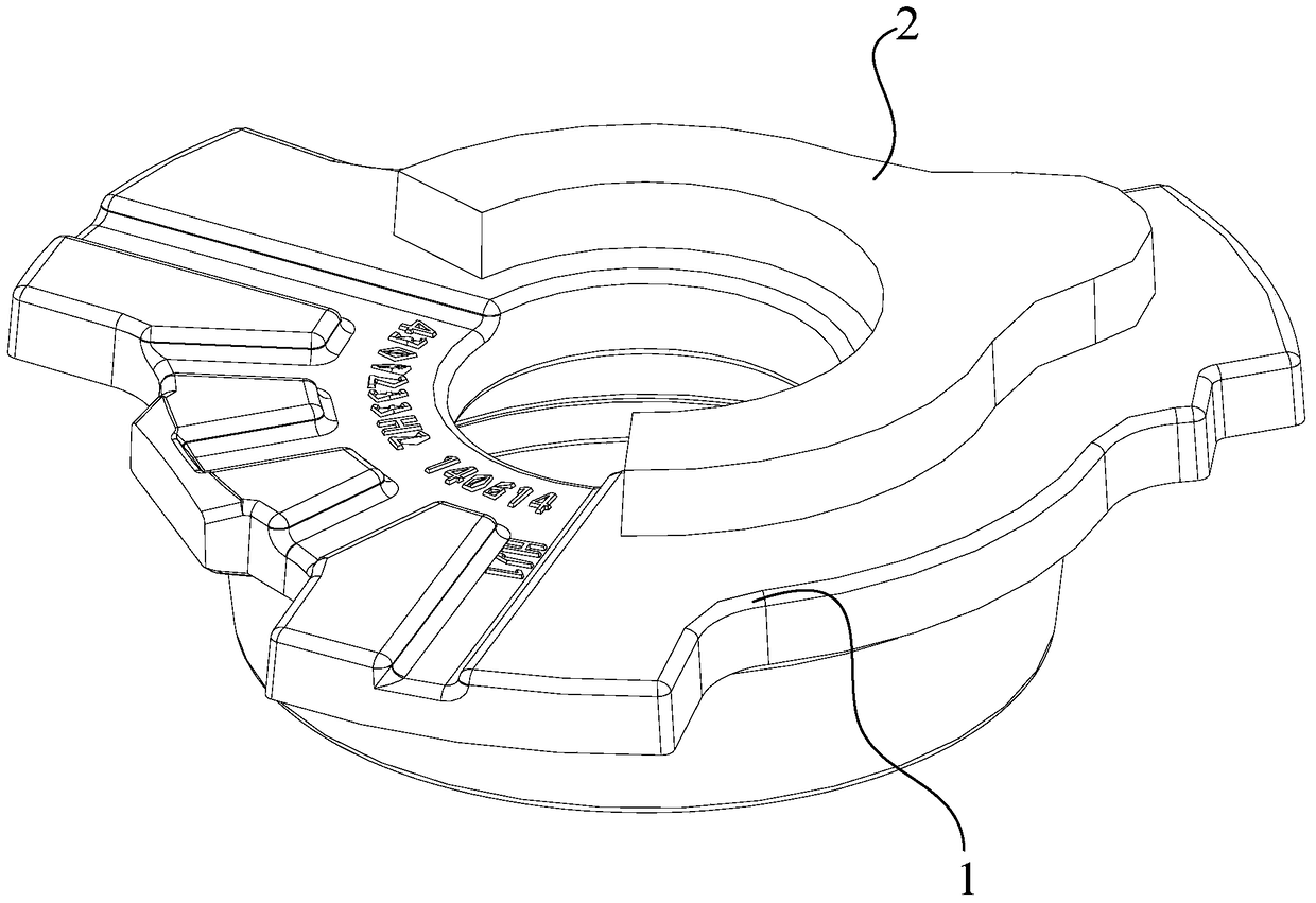 Casting method of conformal sand-covered chill iron