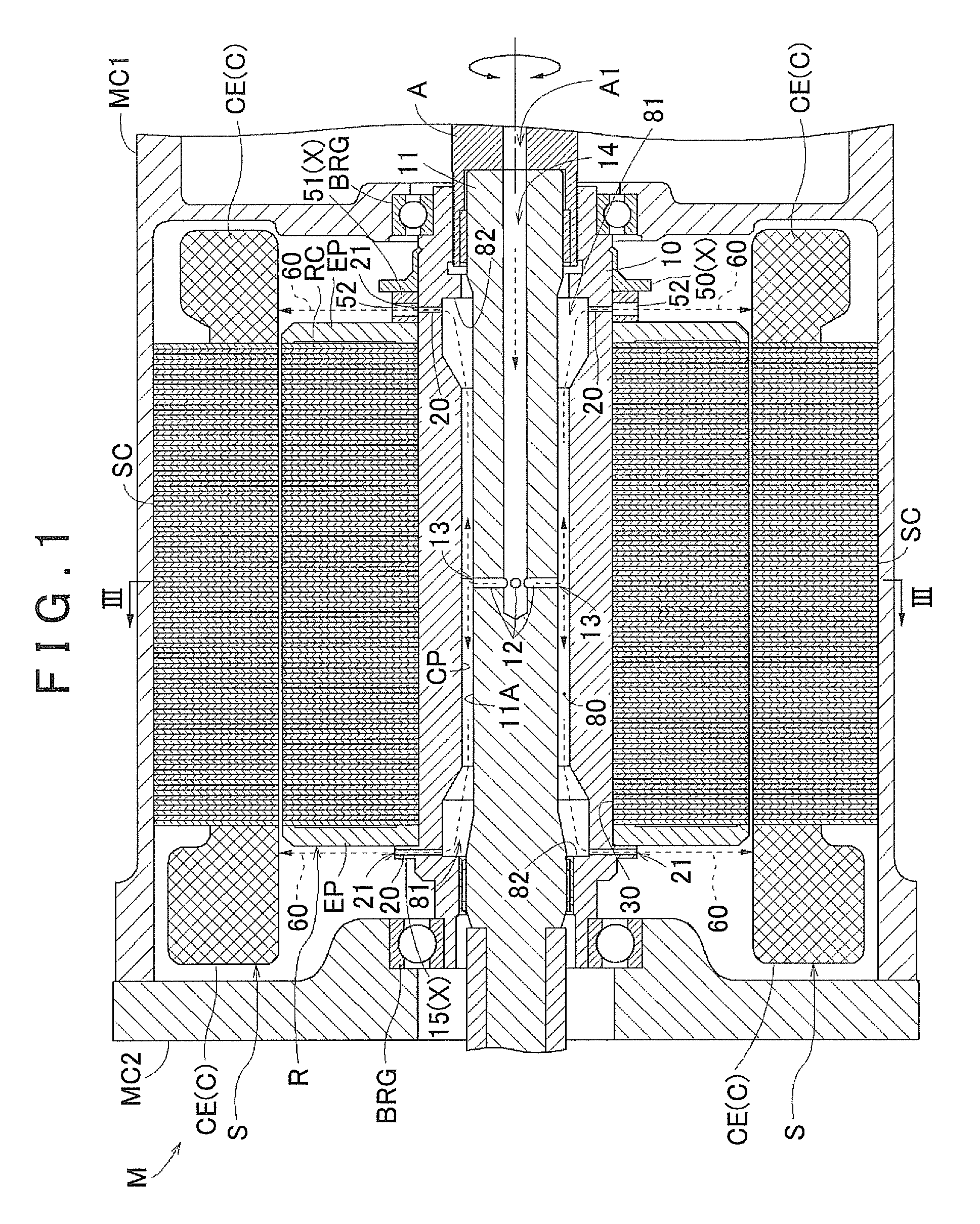 Rotor for rotating electric machine