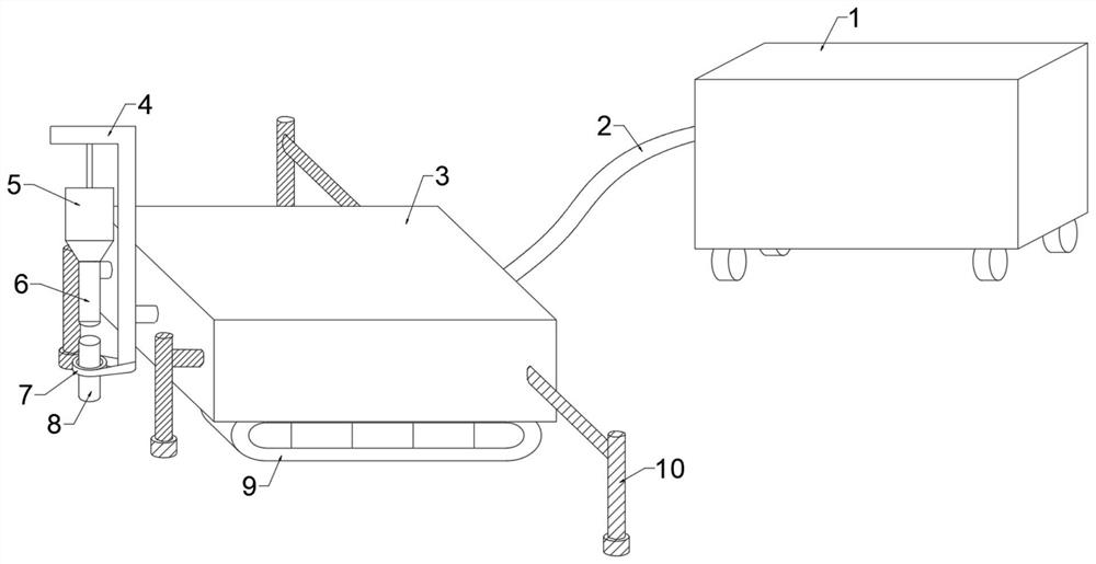 Cyclone type anti-floating anchor bolt machine