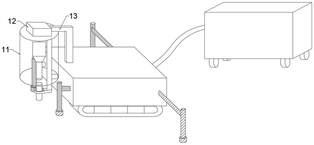 Cyclone type anti-floating anchor bolt machine