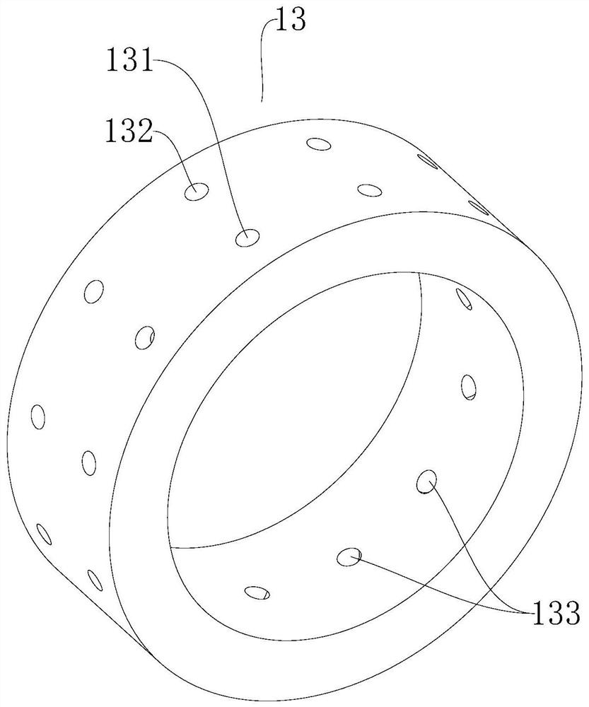 Lubricating structure for bevel gear bearing