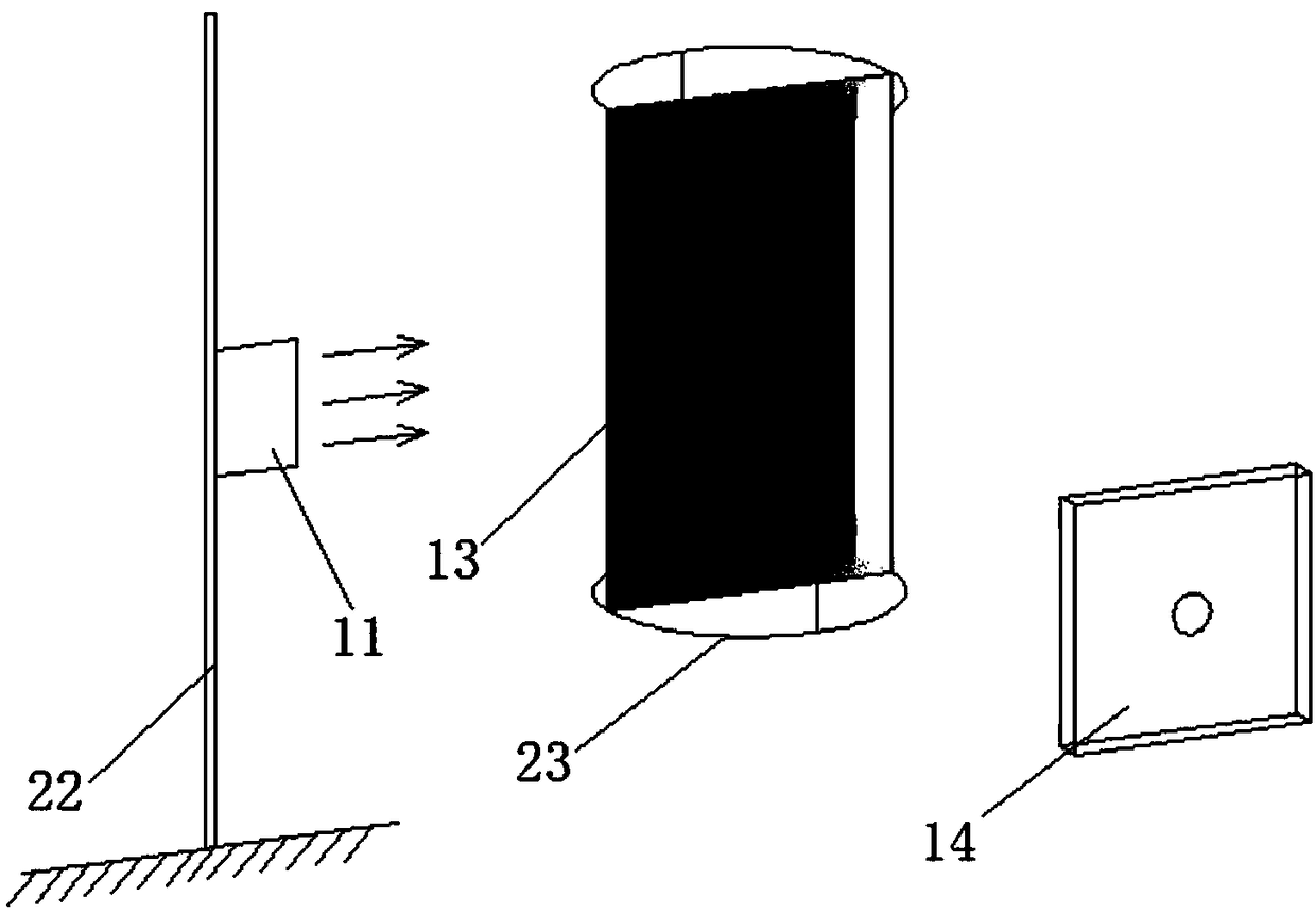 Indoor sand grouting simulation test device and testing method thereof