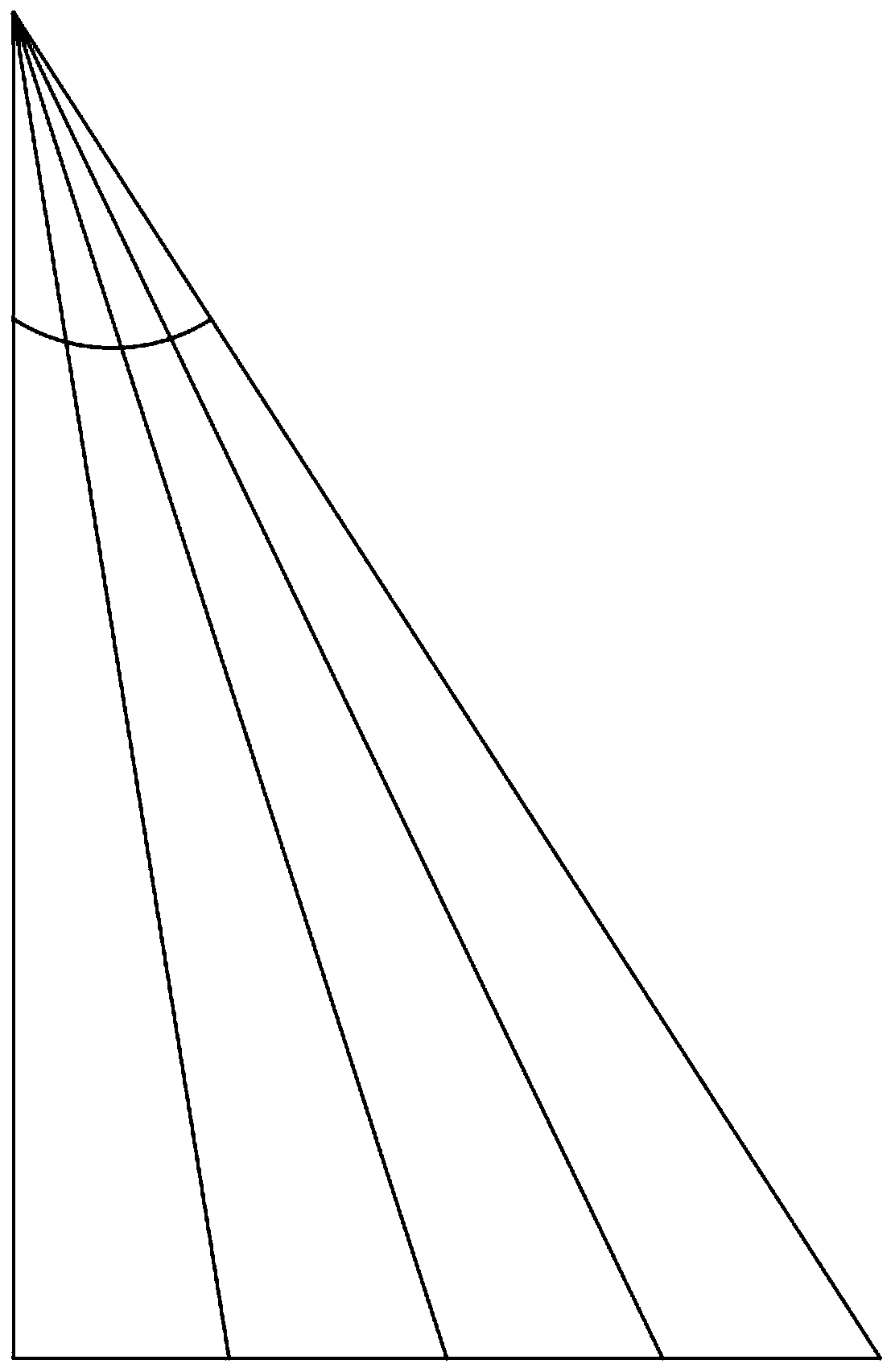 A folding tail for submarine-launched cruise missiles and its driving training method