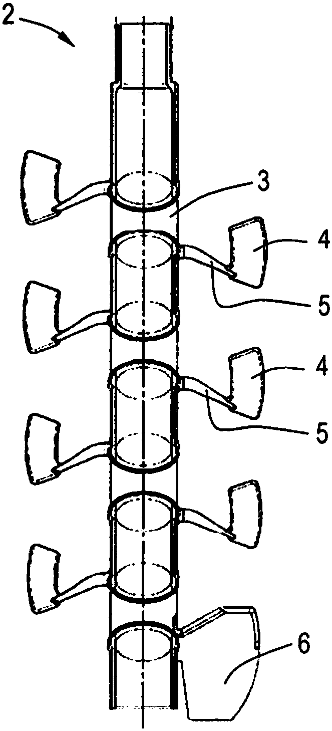 Stirrer for a viscous liquid