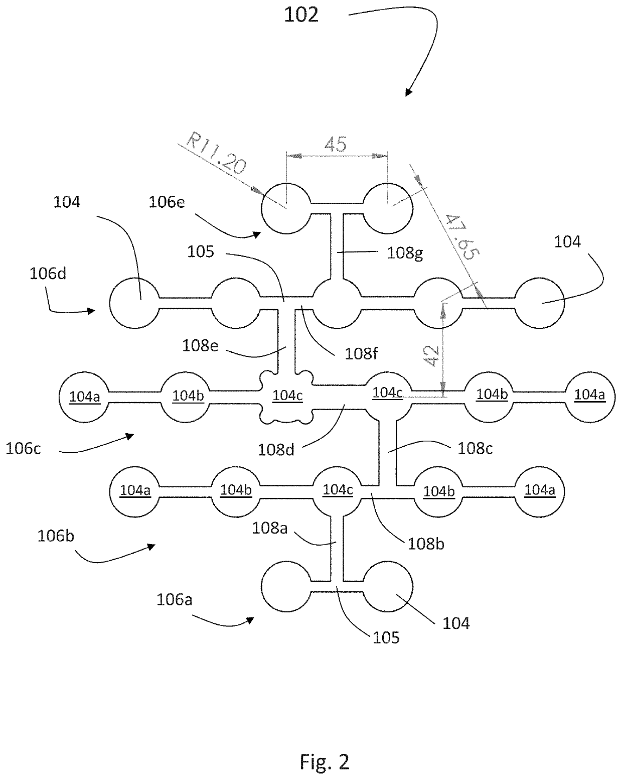 Enhanced-flexibility transducer arrays for delivering TTFields (tumor treating fields)