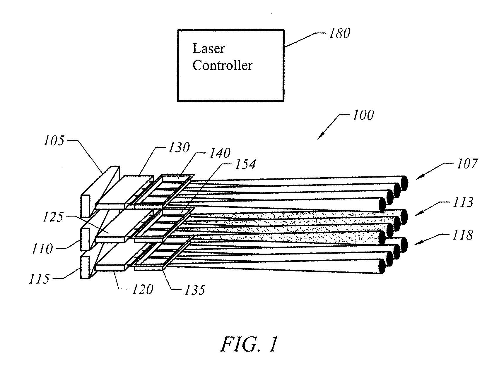 Manufacturable vertical extended cavity surface emitting laser arrays