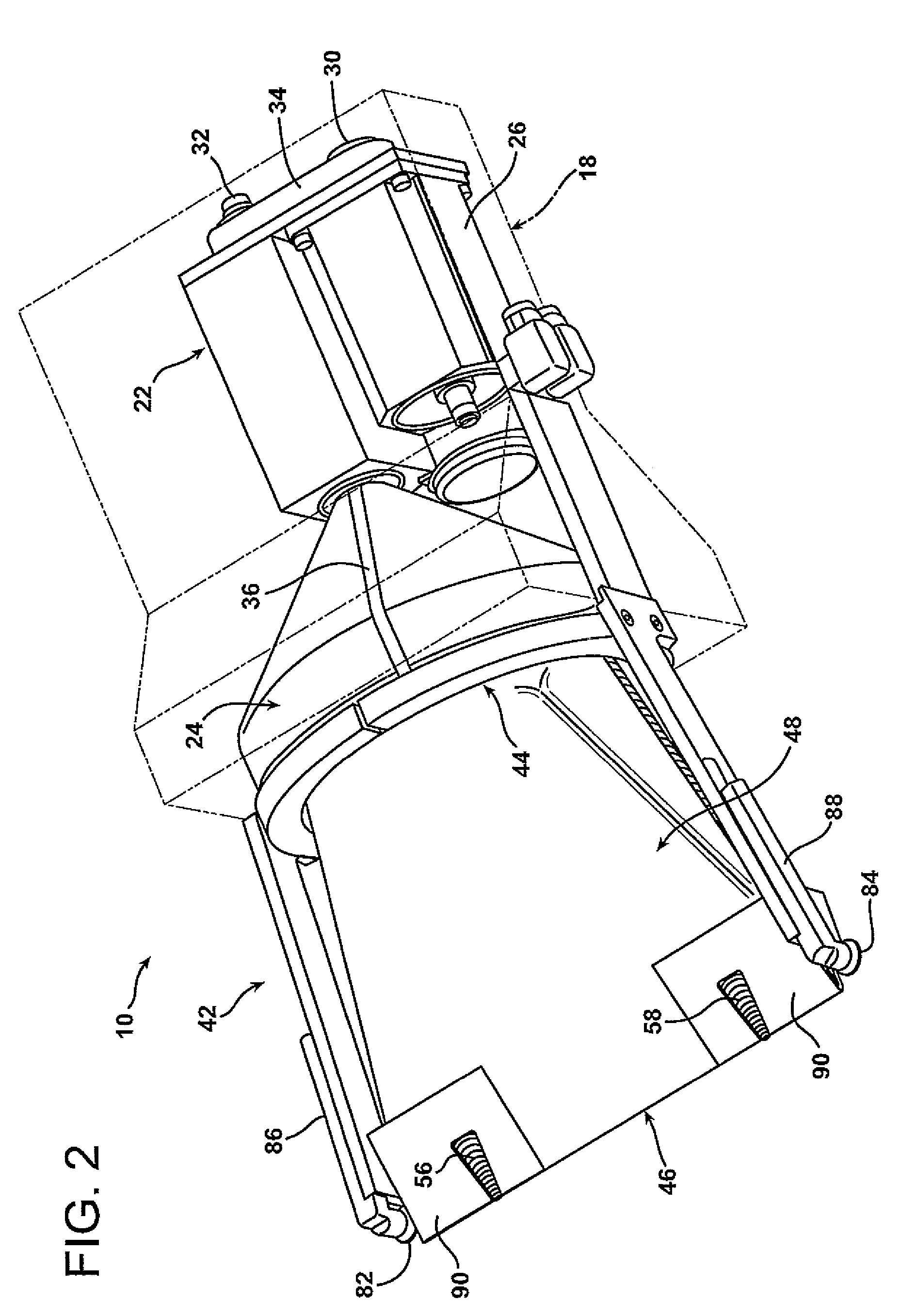 Chopper for commingled fibers