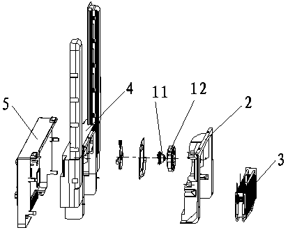 Air supply system for large-volume air-cooled refrigerator and air-cooled refrigerator