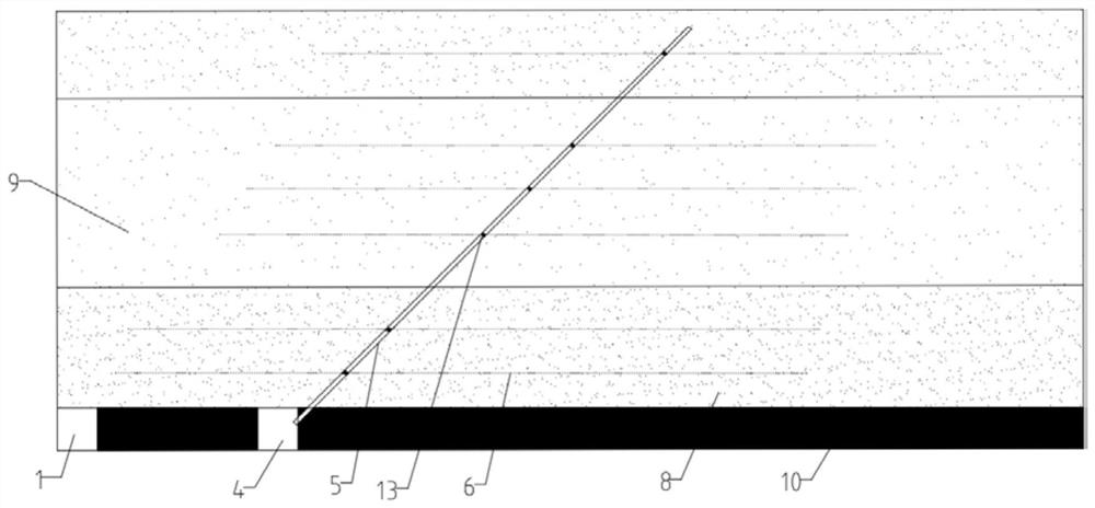 Hydraulic fracturing pressure relief method for withdrawing channel of underground coal mine coal face