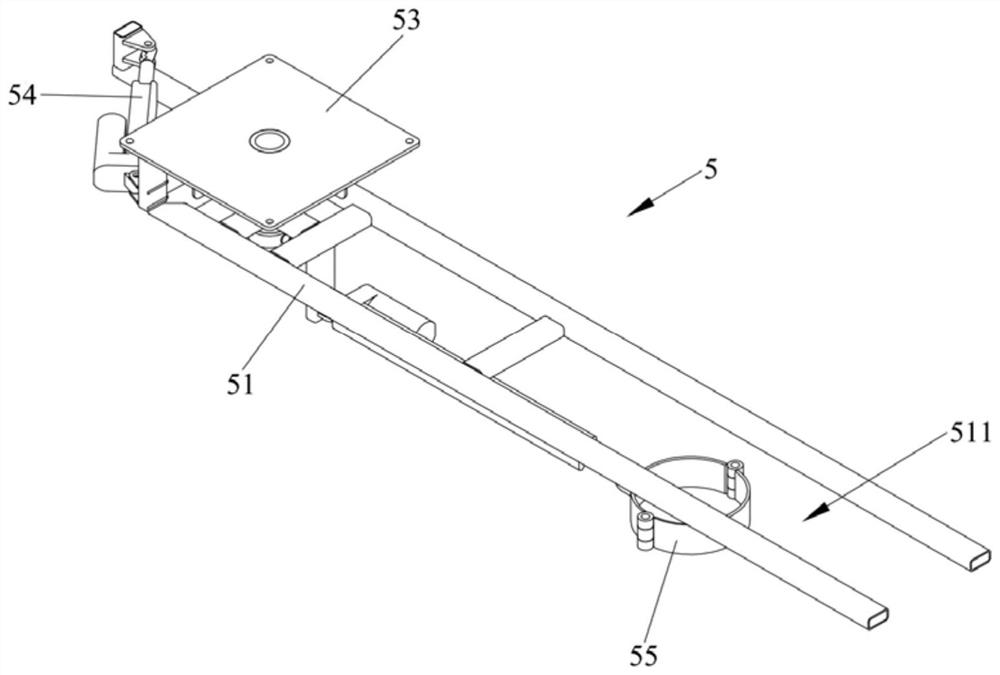 A material distribution system based on self-elevating building platform