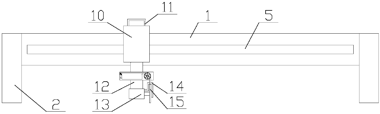 High cutting accuracy type ceramic tile cutting device