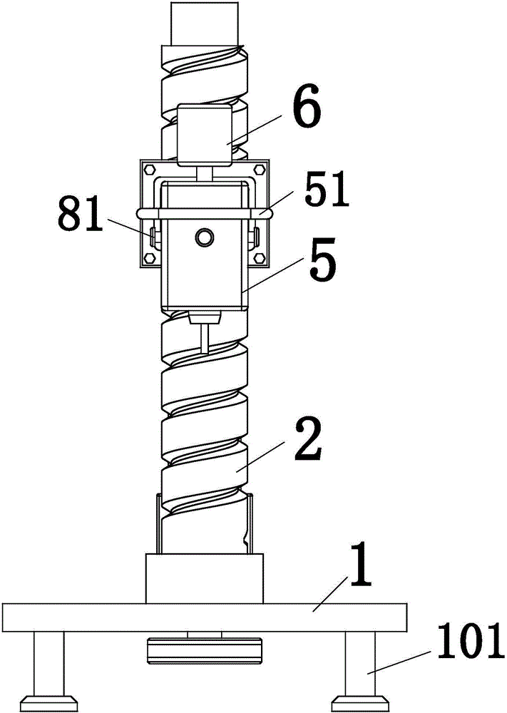 Radial drilling machine