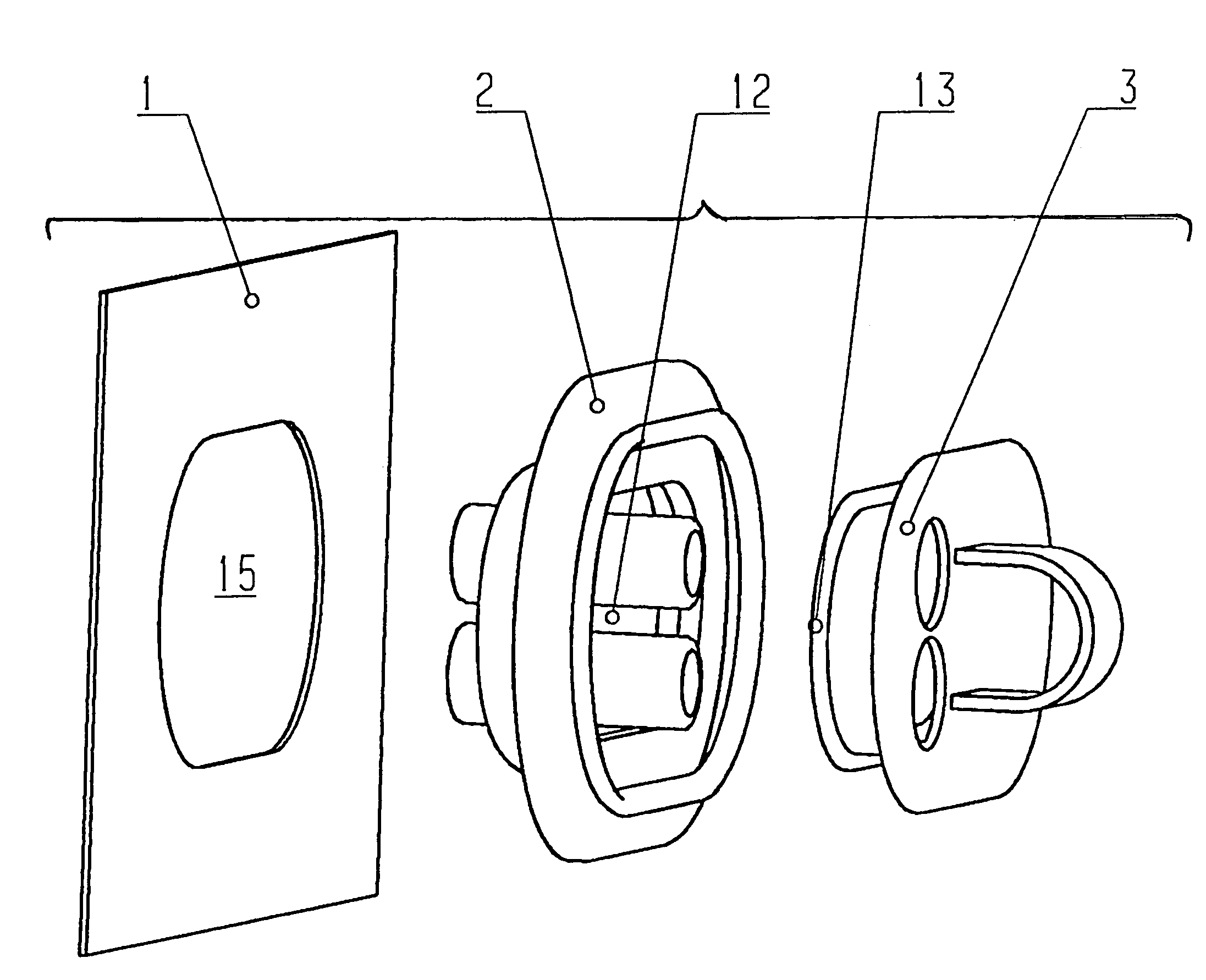 Gasket for a cable control line in an engine compartment