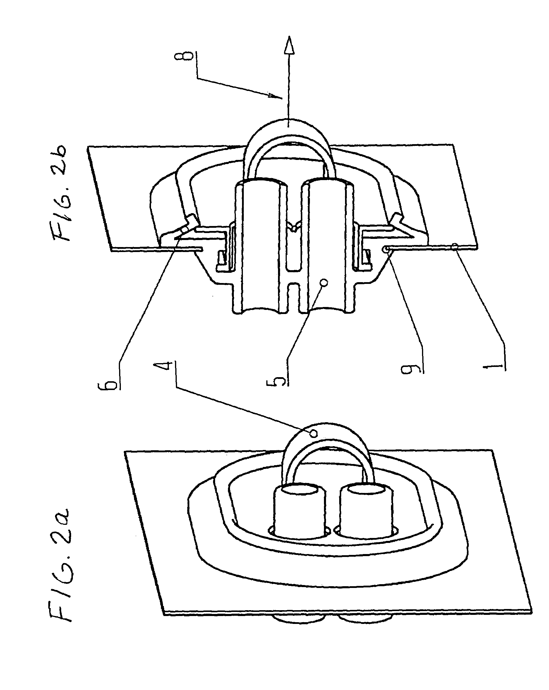 Gasket for a cable control line in an engine compartment