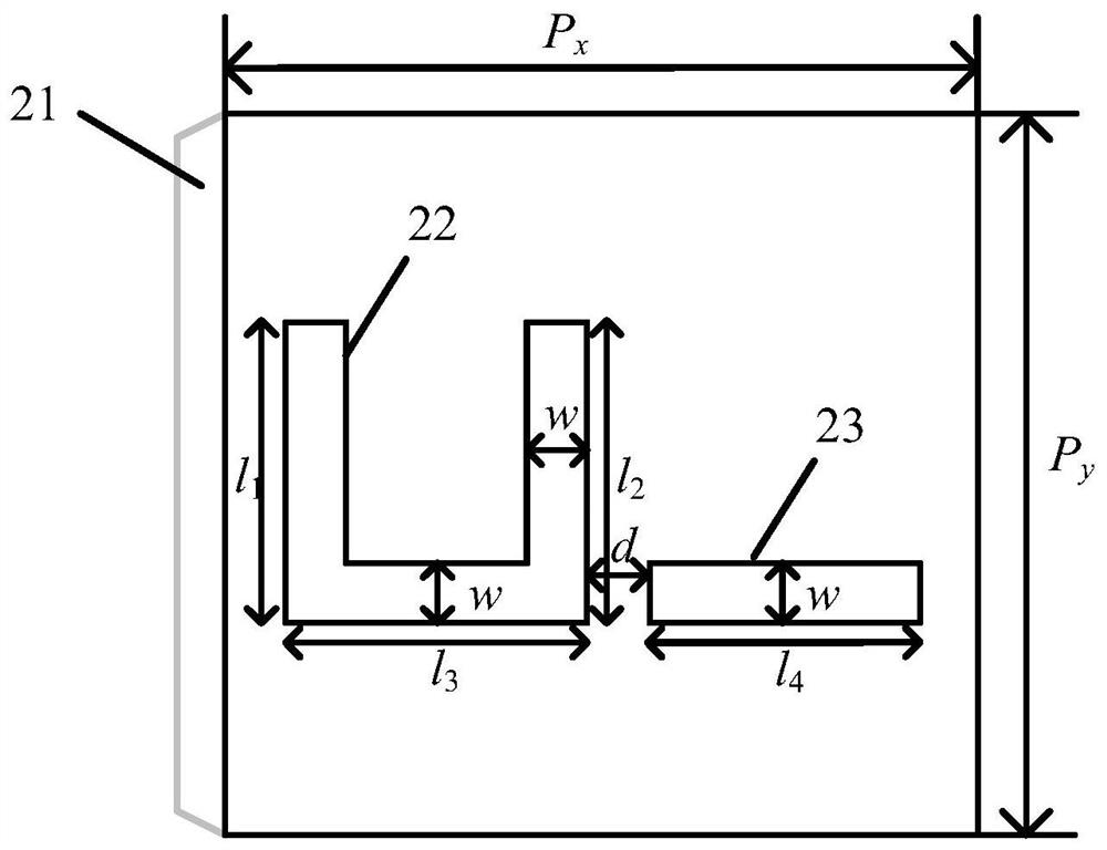 Double-structure combined metal nano-thin film chiral optical device