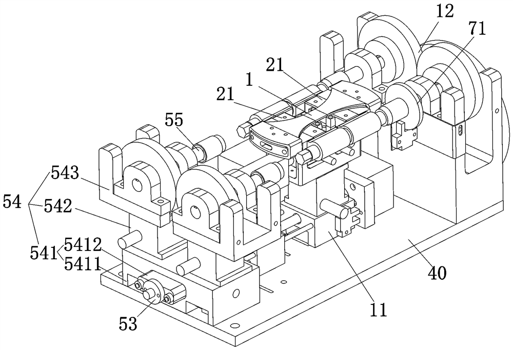 Off-line in-situ stretching device for X-ray diffraction experiment