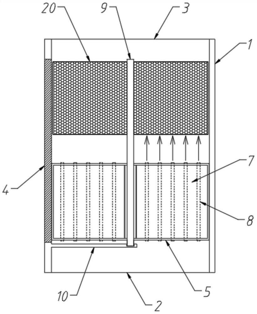 Gas purification device for paint drying equipment