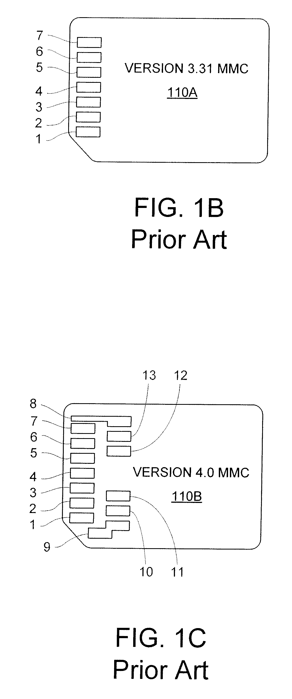 Differential data transfer for flash memory card