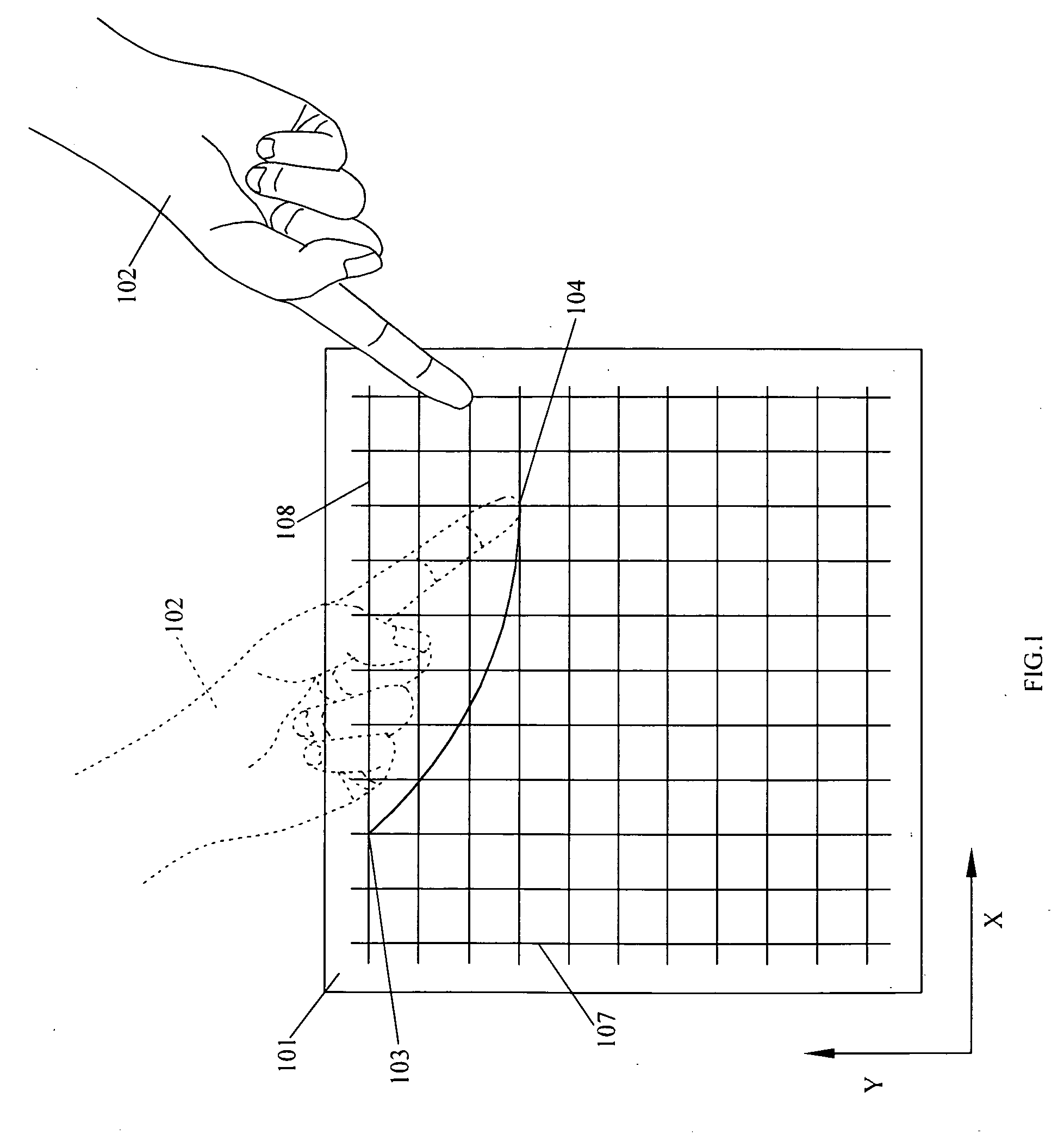 Sliding method for touch control