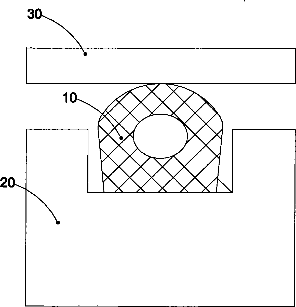 Hollow seal and lamp