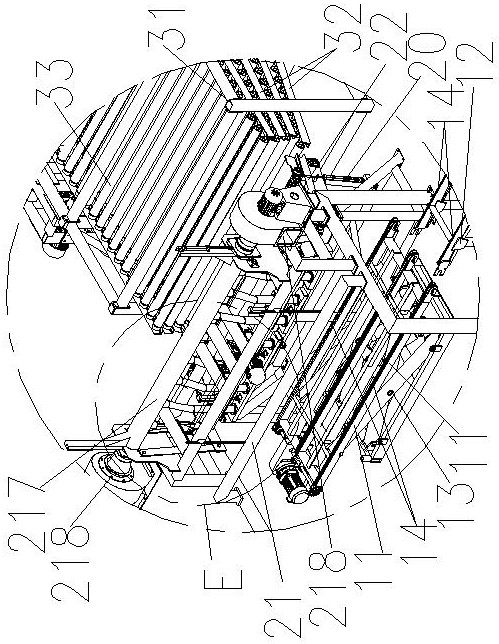 Automatic veneer drying device