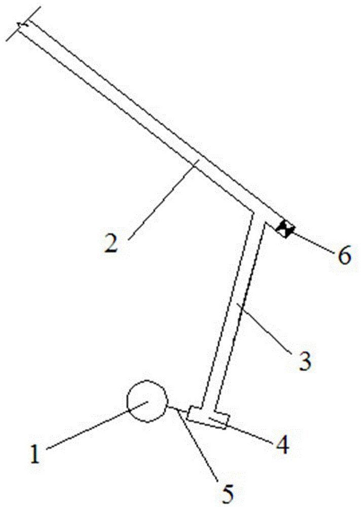 High-depth winze shaft blocking state observation monitoring method