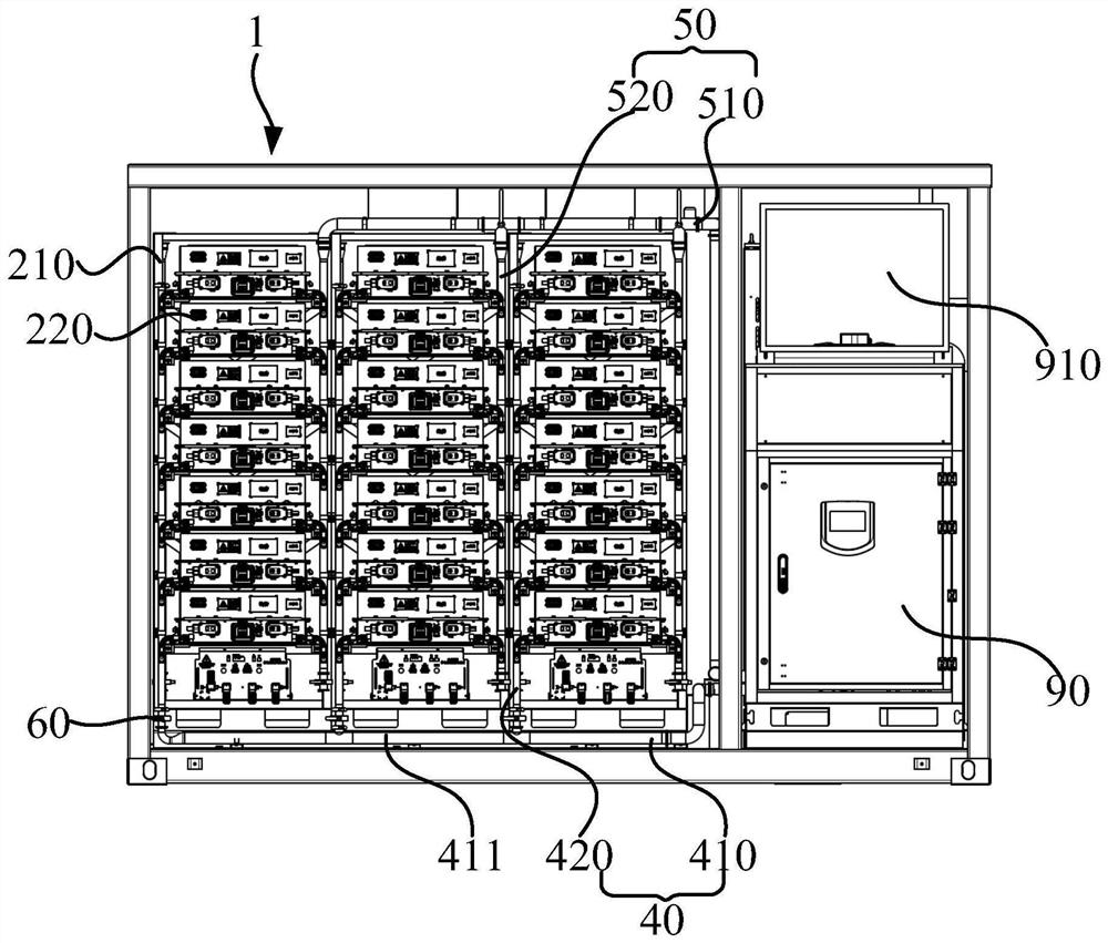 Energy storage battery cabinet