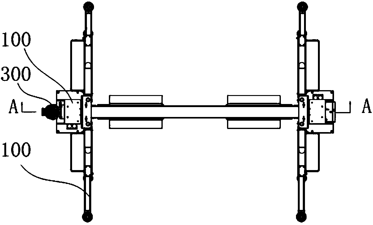 Vehicle lifting machine and double-column vehicle lifting machine