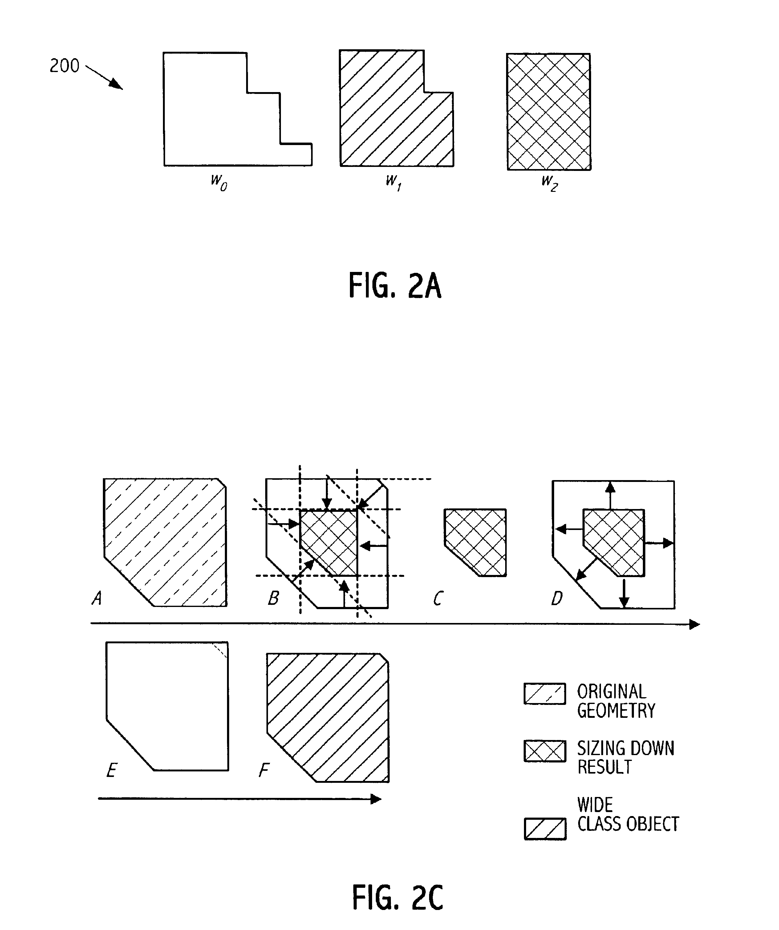 Correction of spacing violations between dummy geometries and wide class objects of design geometries