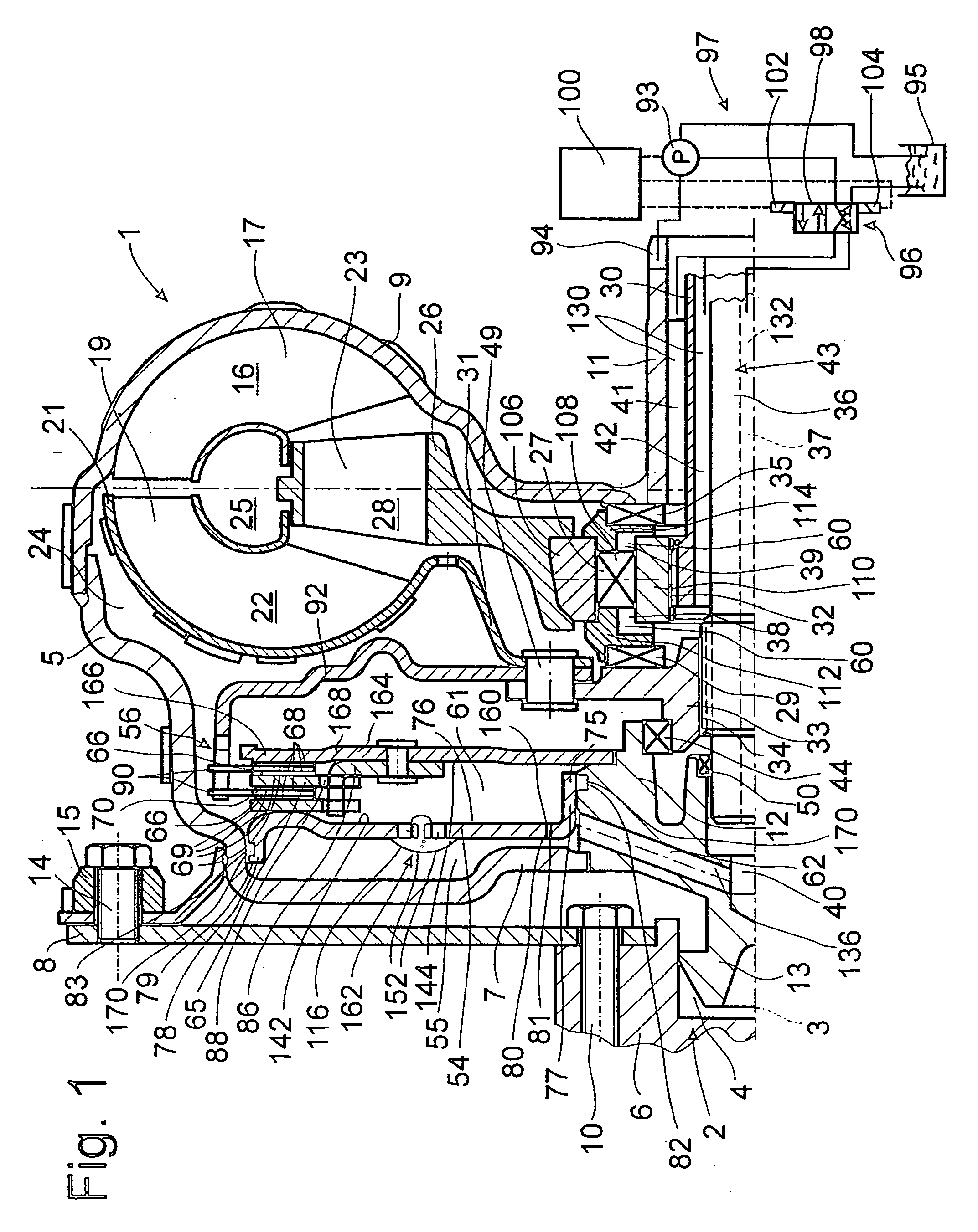 Hydrodynamic clutch device