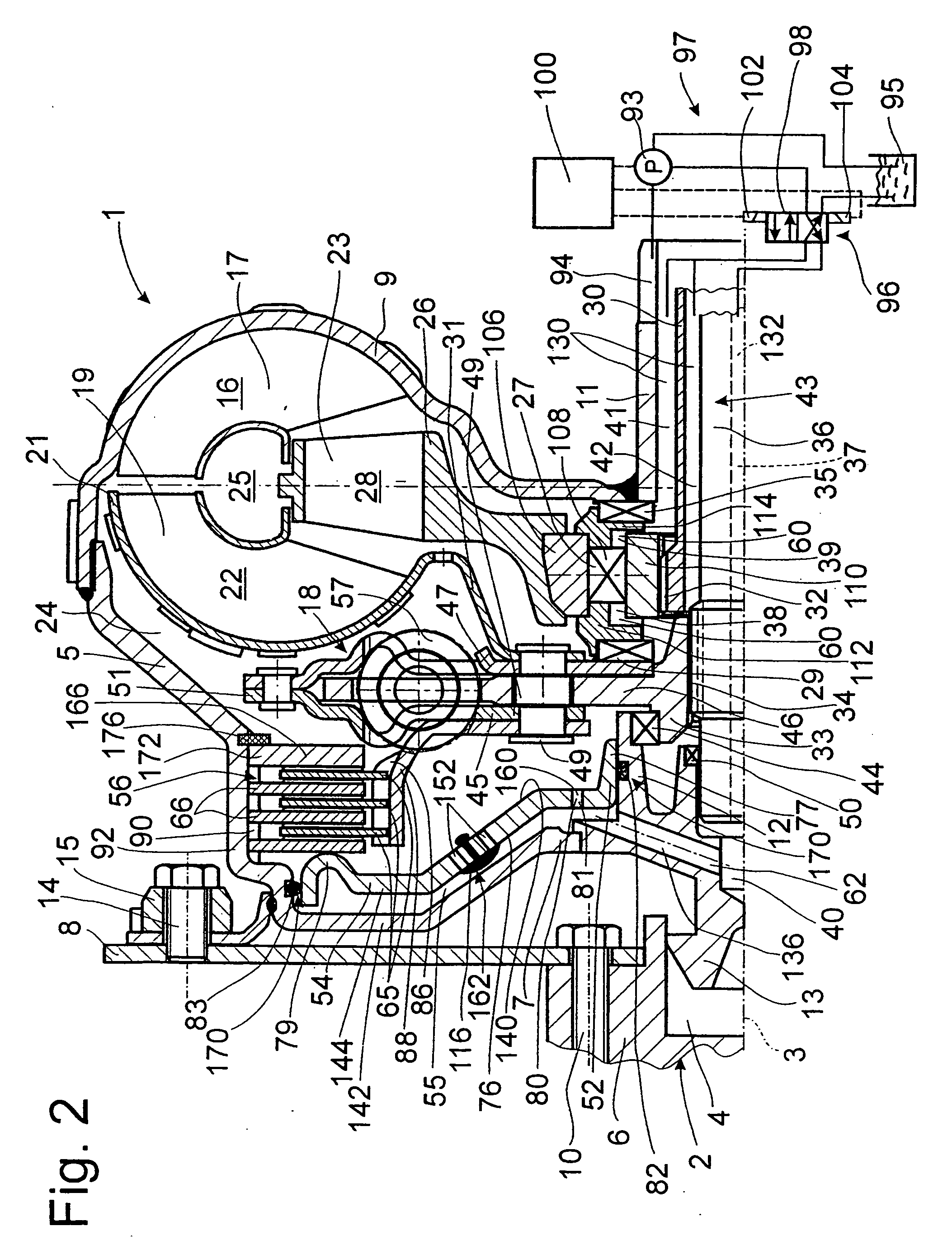 Hydrodynamic clutch device