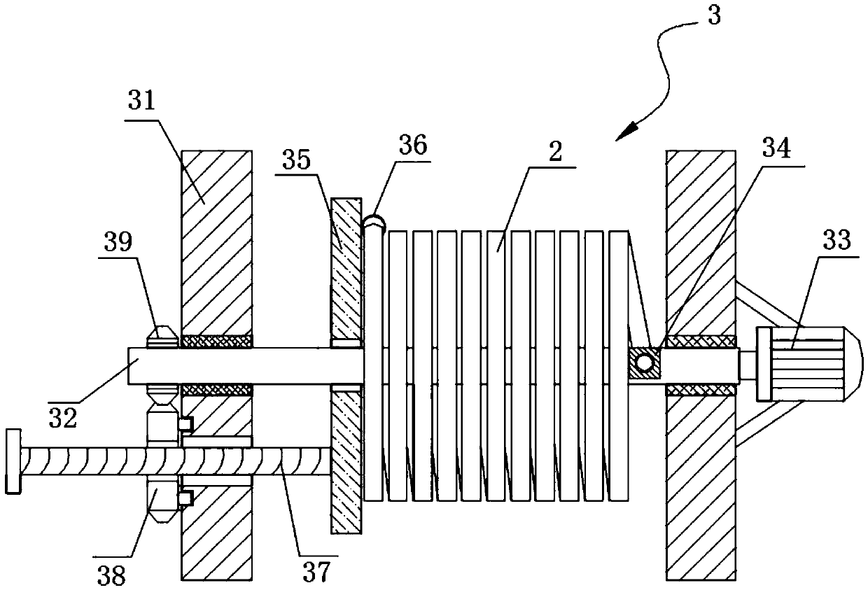 Automatic cable storage reel