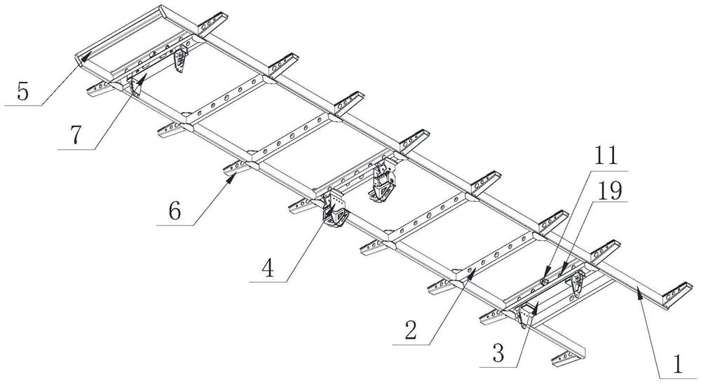 Self-balancing device for self-propelled cross-country motor home box body