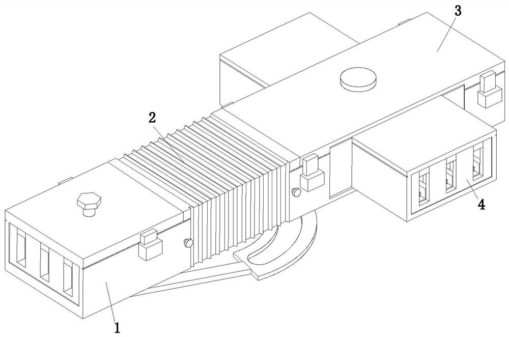 Power bus duct convenient to assemble and connect