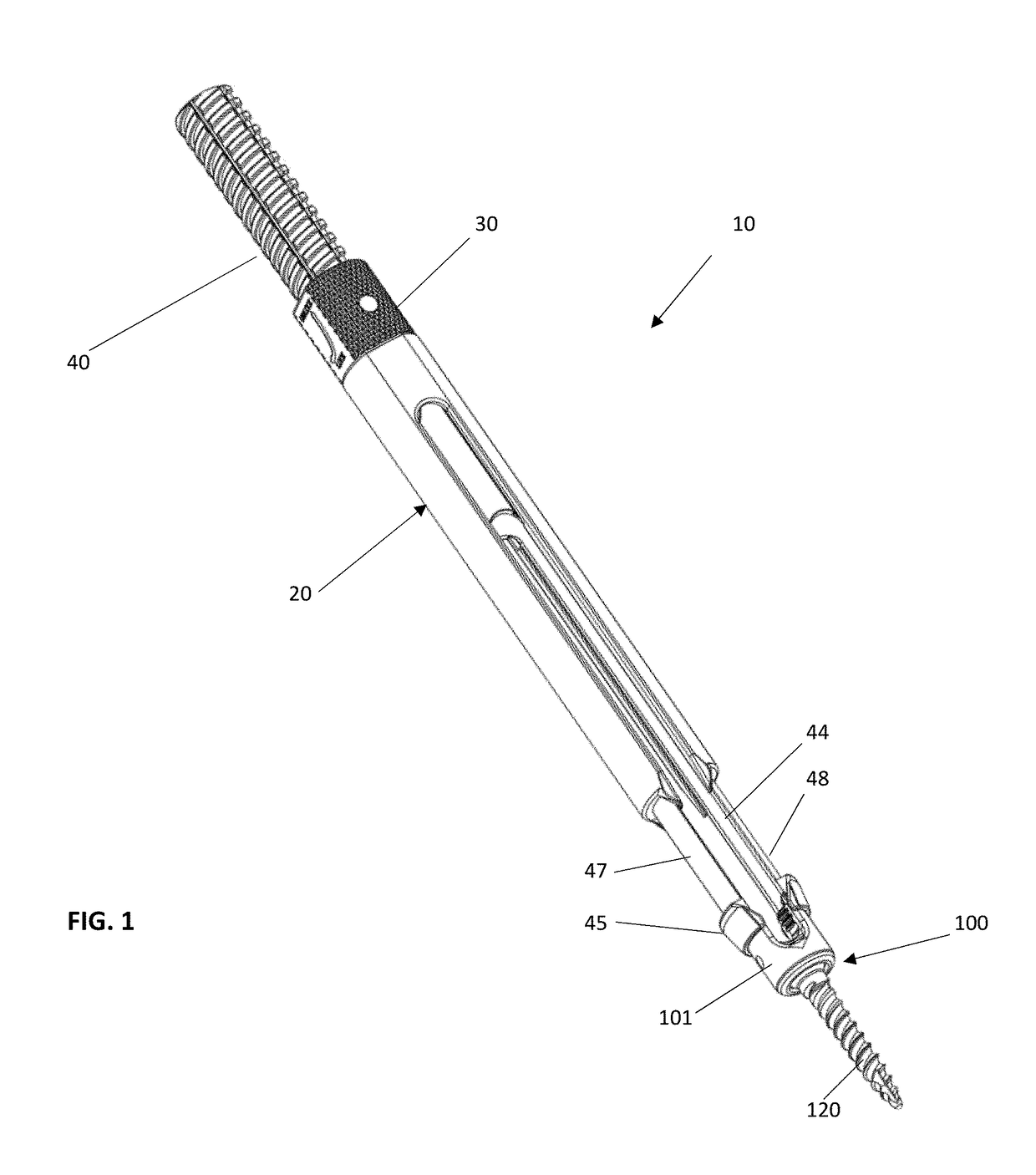 Minimally invasive screw extension assembly