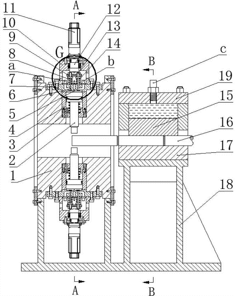 Radial asymmetric feeding device driven by liquefied natural gas