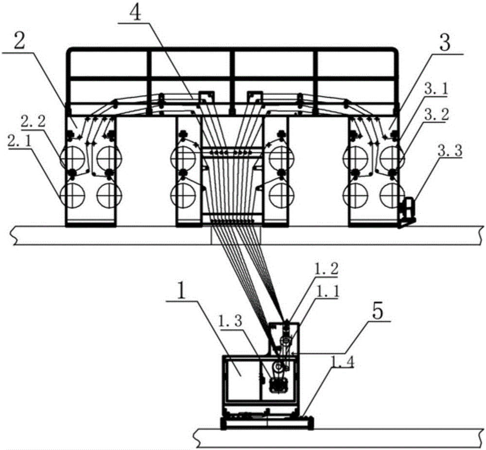 Nucleopore membrane atmosphere irradiation transmission device