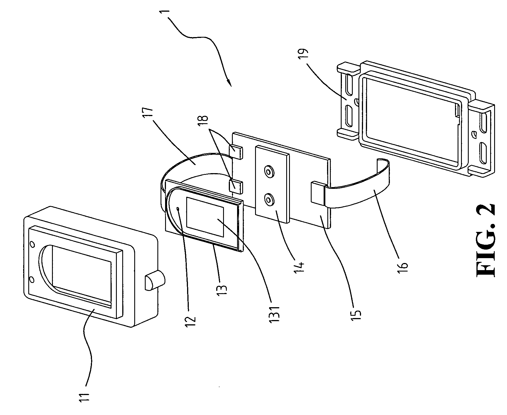 Press-trigger fingerprint sensor module