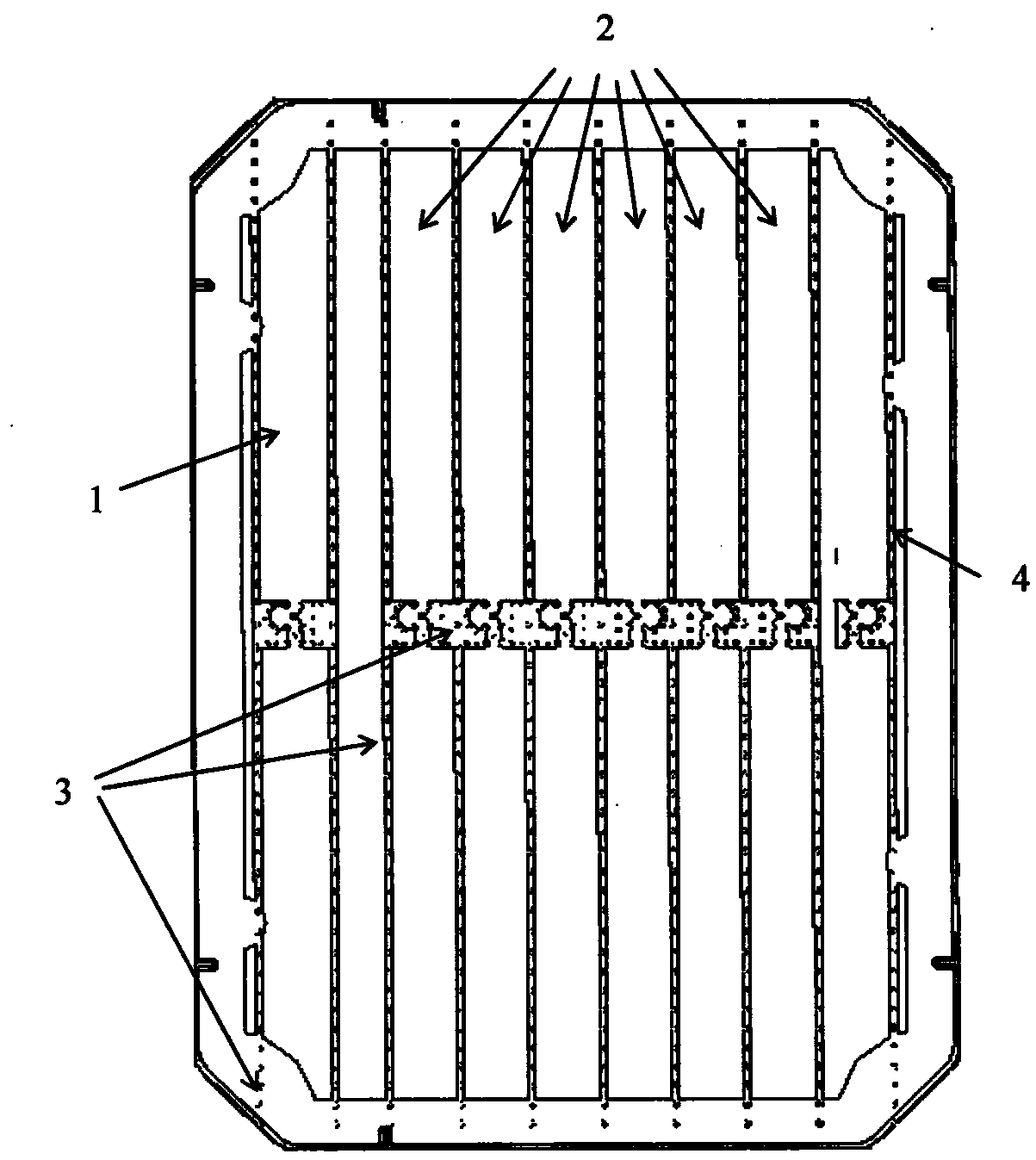 A decoupled microstrip array antenna