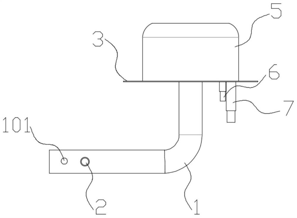 Built-in kindling gas furnace end