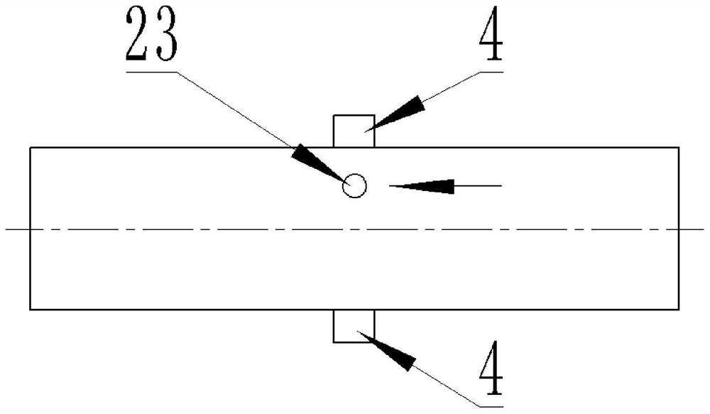 Workover treatment derrick guy rope tail rope processing device and processing method thereof