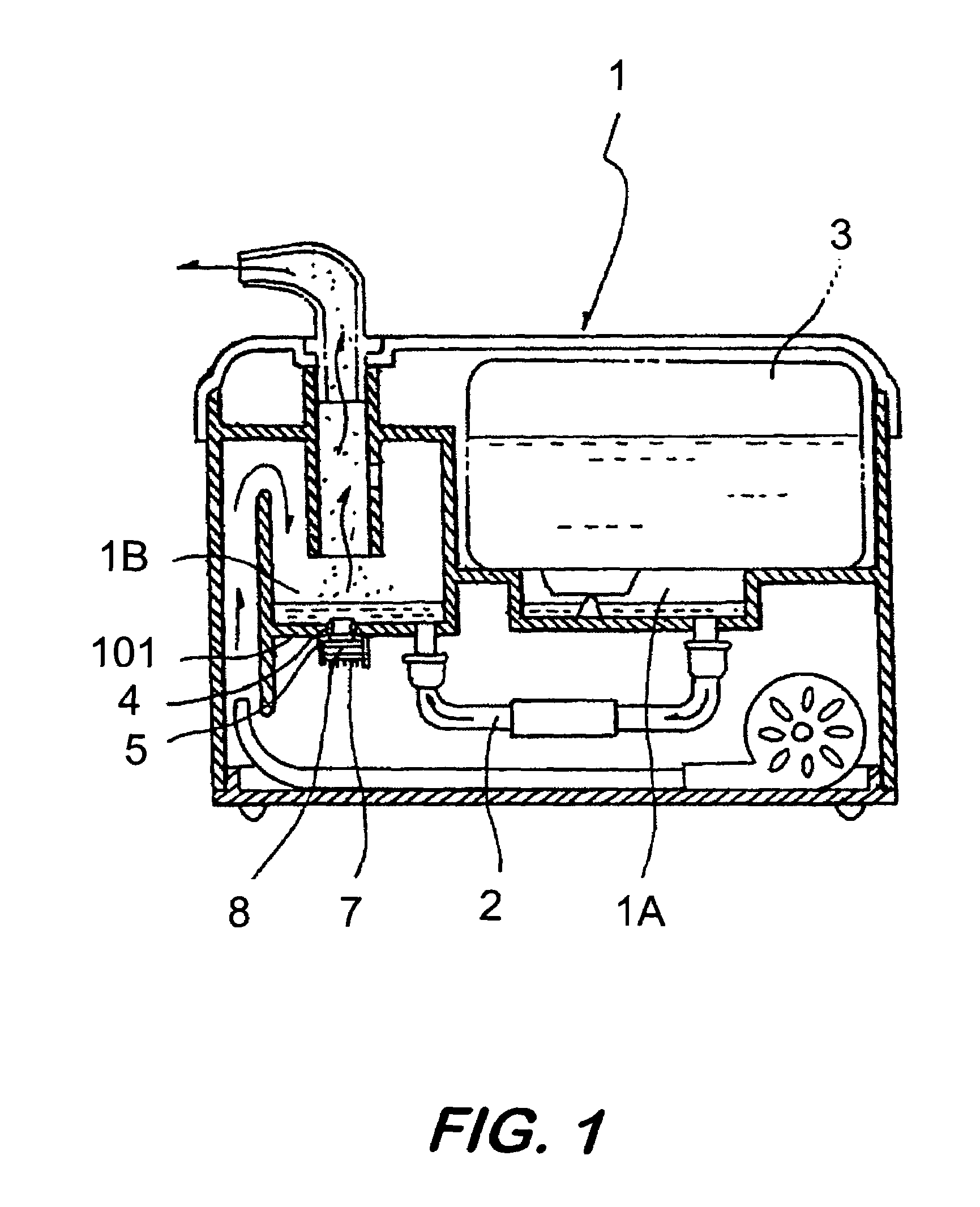 Ultrasonic transducer device for humidifier