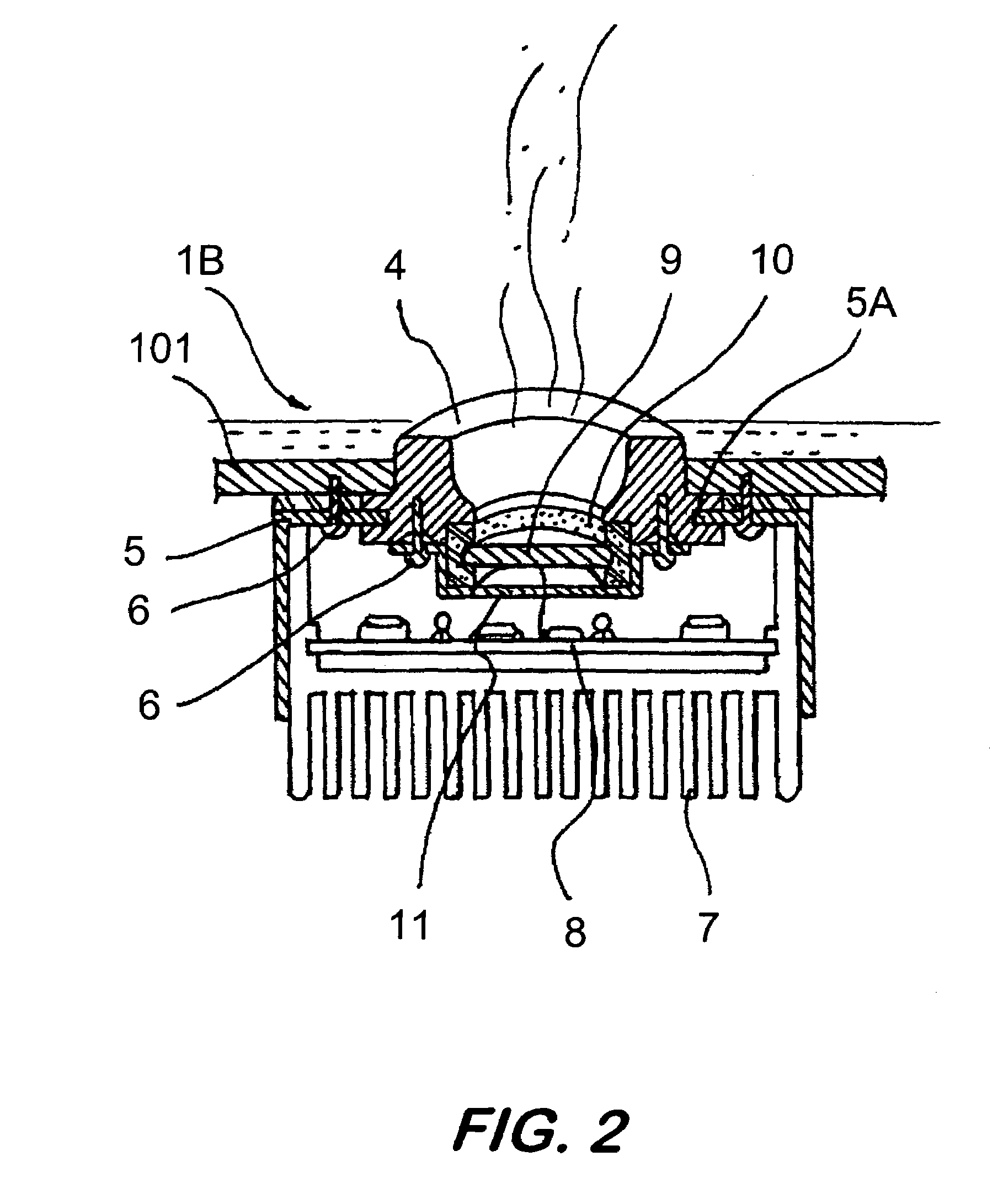 Ultrasonic transducer device for humidifier