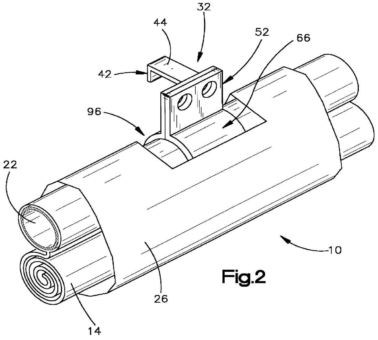 Support device for a vehicle occupant safety apparatus