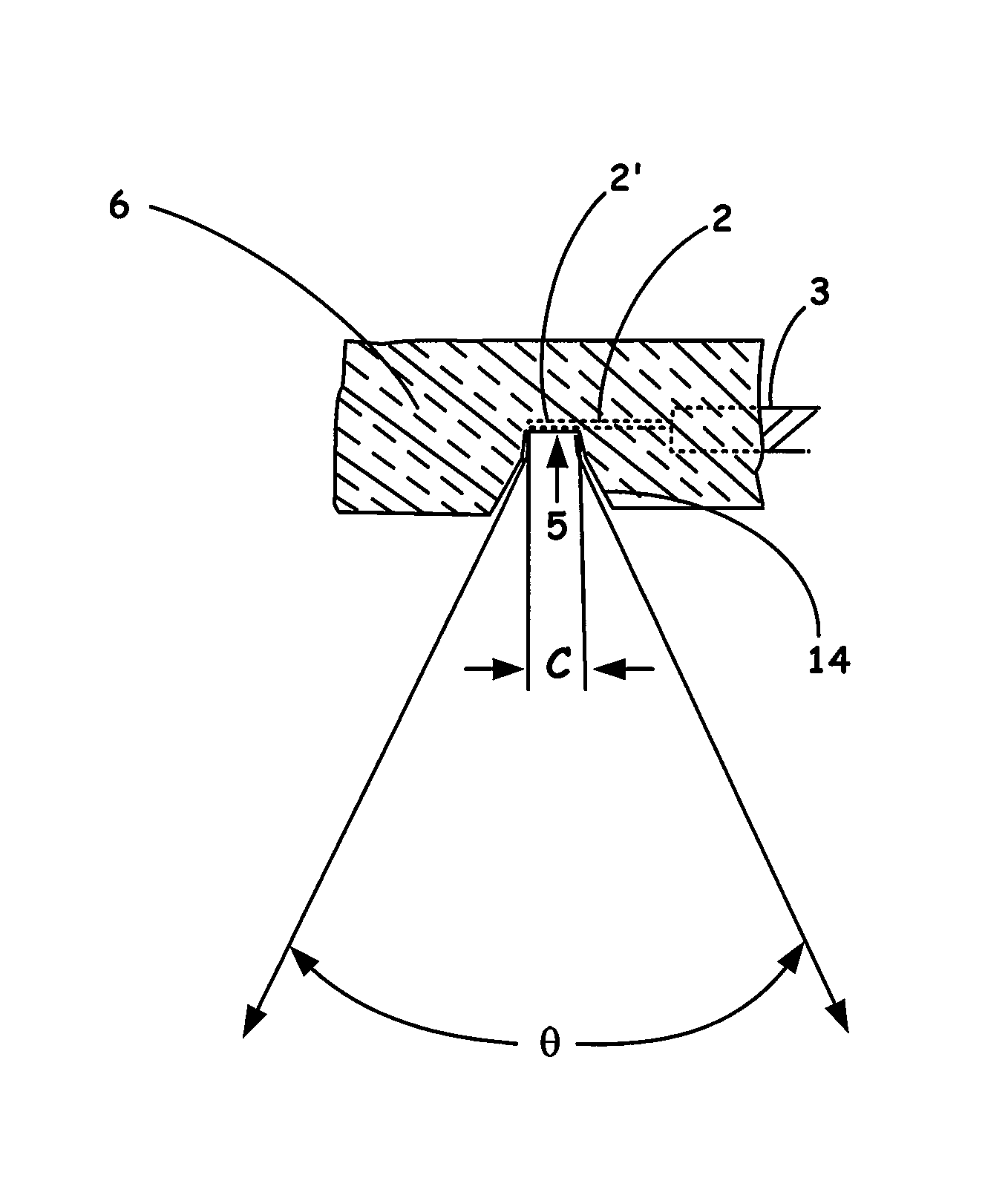 Emissivity enhanced mid IR source