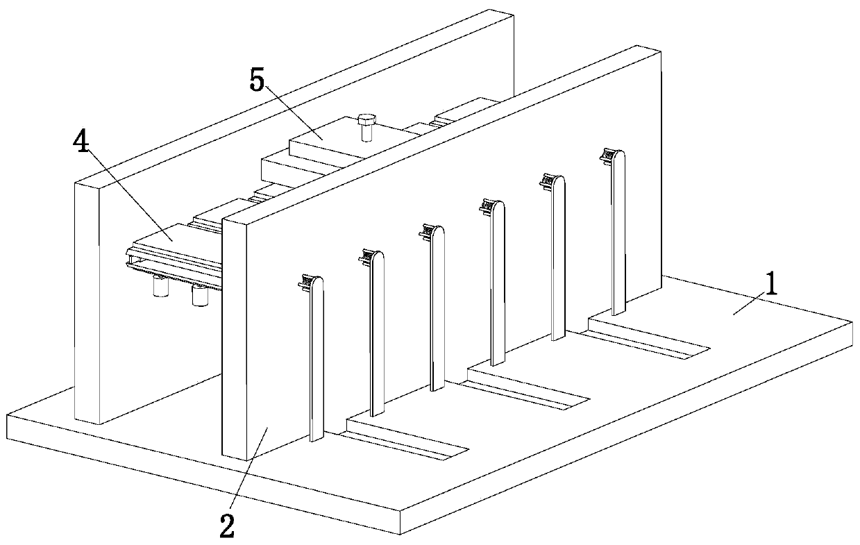 Metal plate machining mold