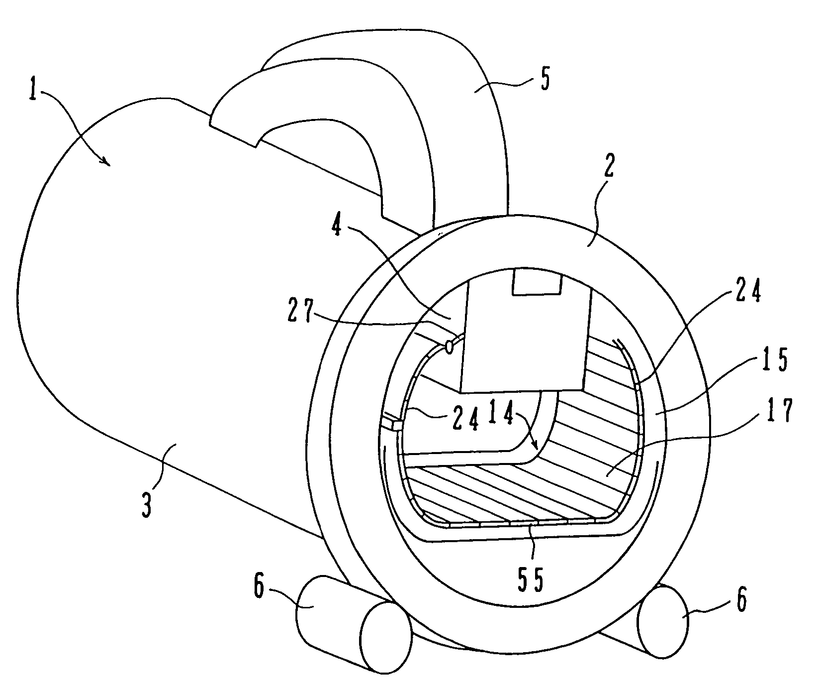 Medical particle irradiation apparatus