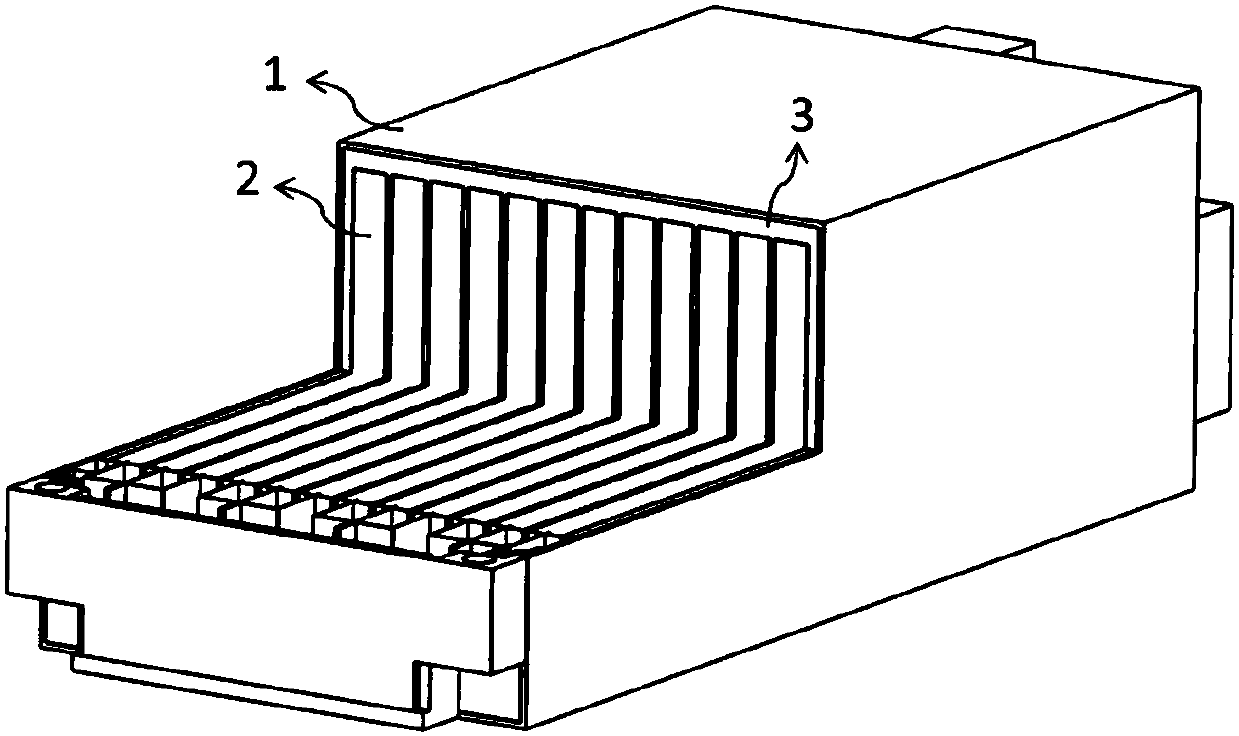 Heat-absorbing pouring sealant and a battery thereof