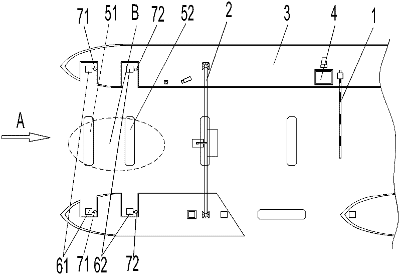 Back up detection system for electronic toll collection lane