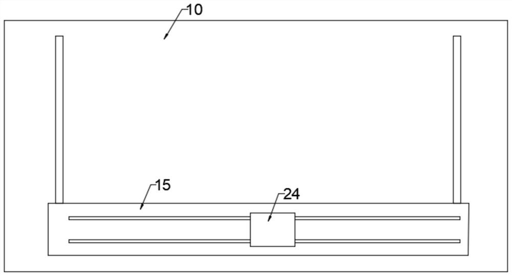 Automatic welding device for vehicle thermal forming floor cross beam